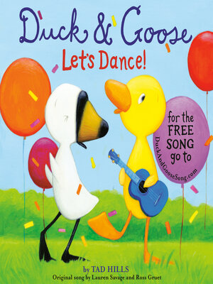 cover image of Duck & Goose, Let's Dance! (with an original song)